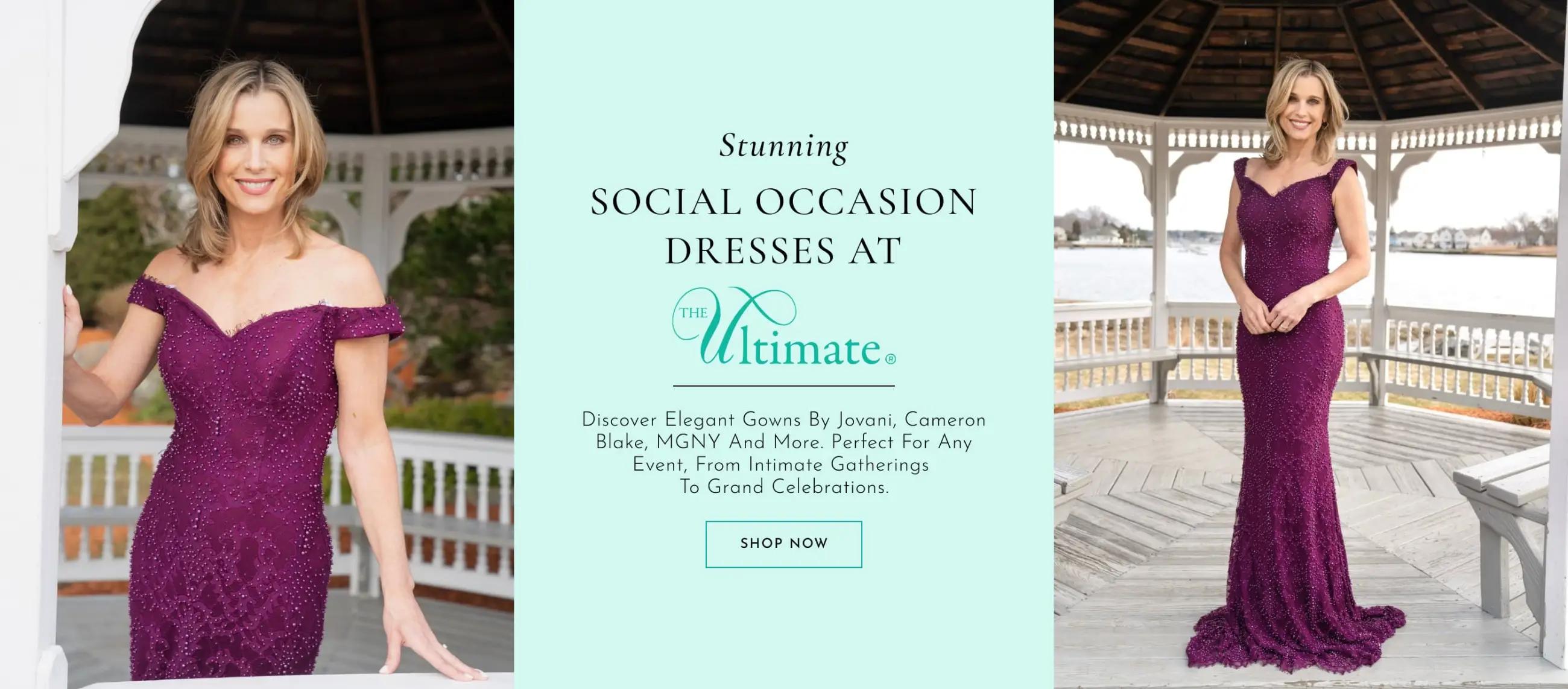 Social Occassion gowns at The Ultimate Prom & Bridal