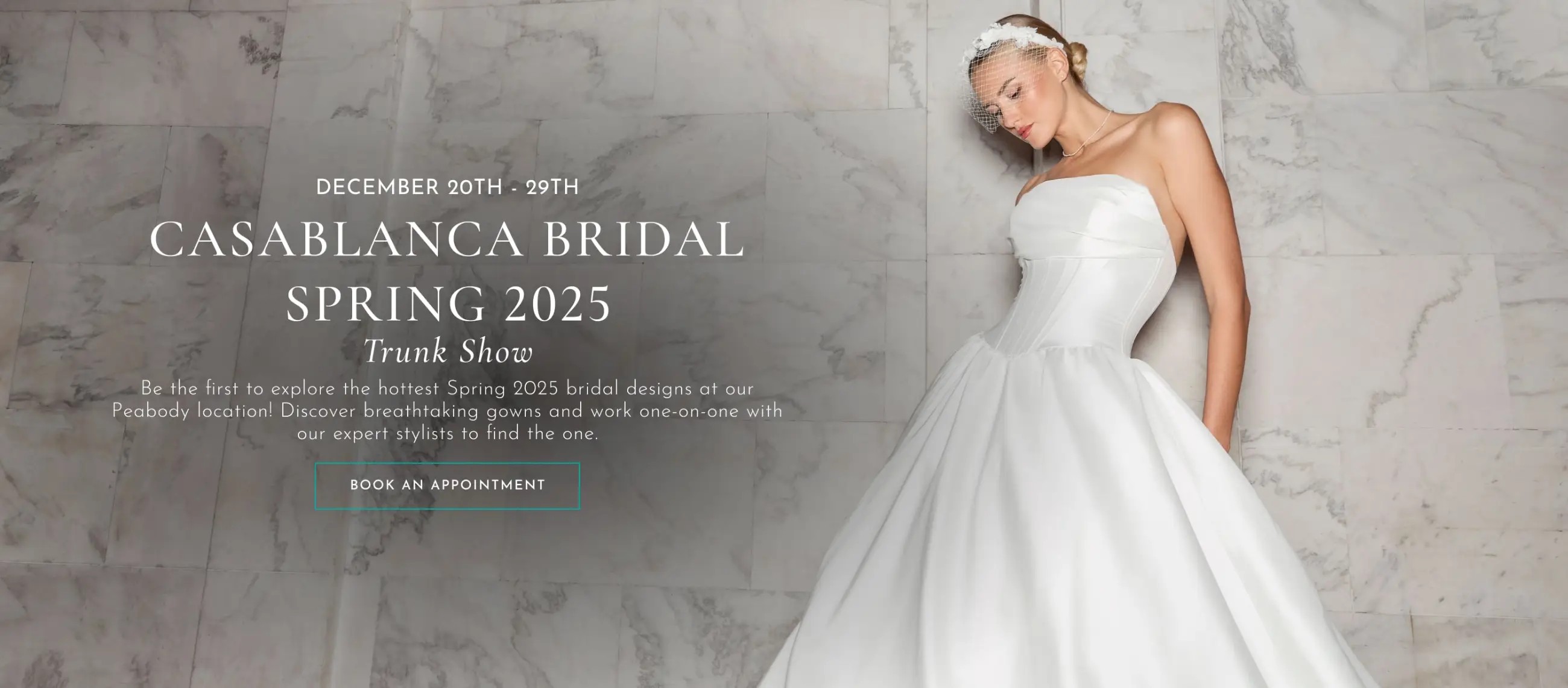 Casablanca trunk show at The Ultimate Prom and Bridal