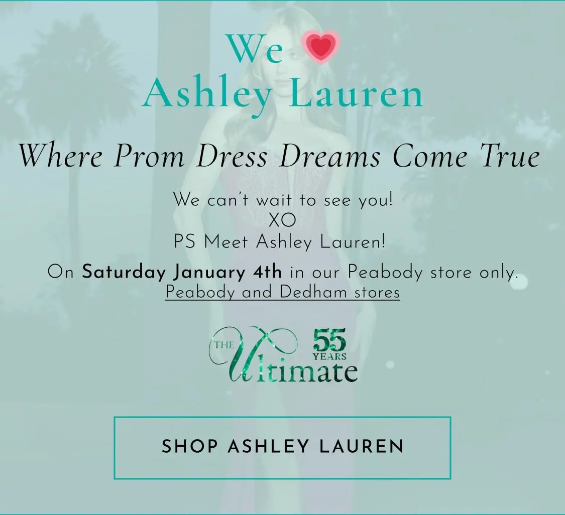 Ashley Lauren prom dresses at The Ultimate Prom & Bridal 2025