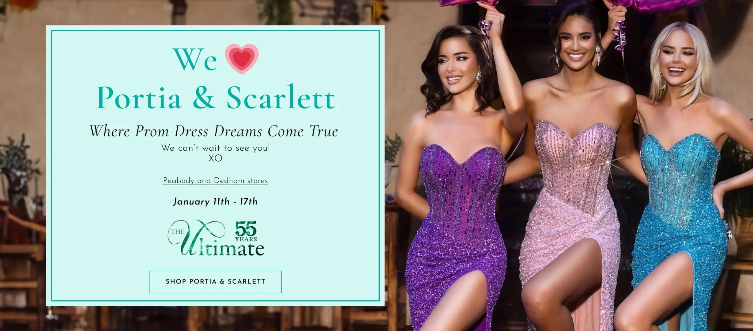 Portia & Scarlett prom dresses 2025 at The Ultimate Prom & Bridal