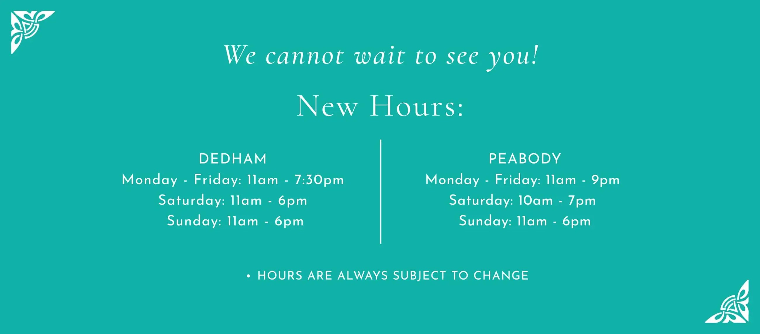 Ultimate new hours