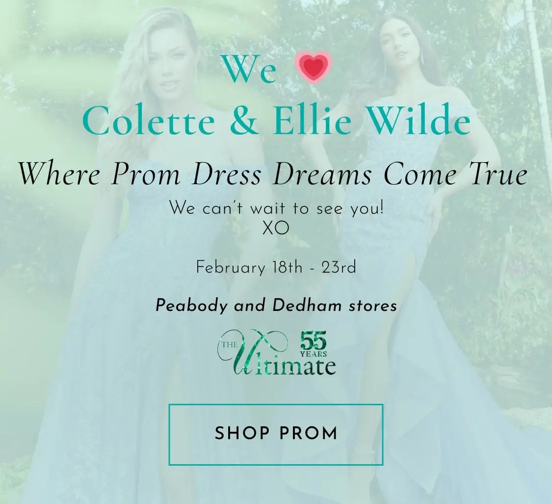 Ellie Wilde and Colette prom dresses at the Ultimate Prom & Bridal