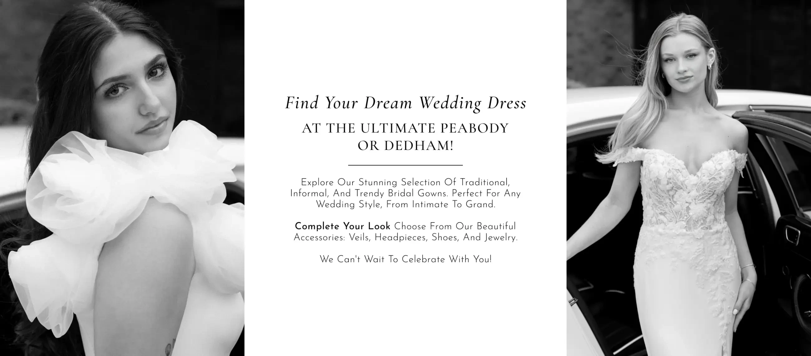 Wedding dresses at The Ultimate Prom and Bridal