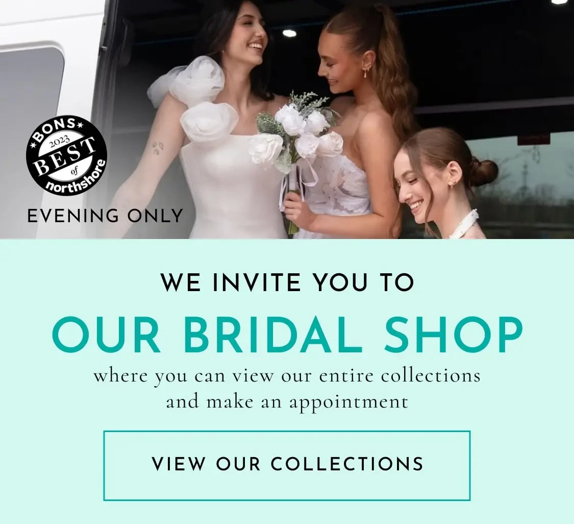 Wedding party formal dresses at The Ultimate Bridal Prom & Bridal