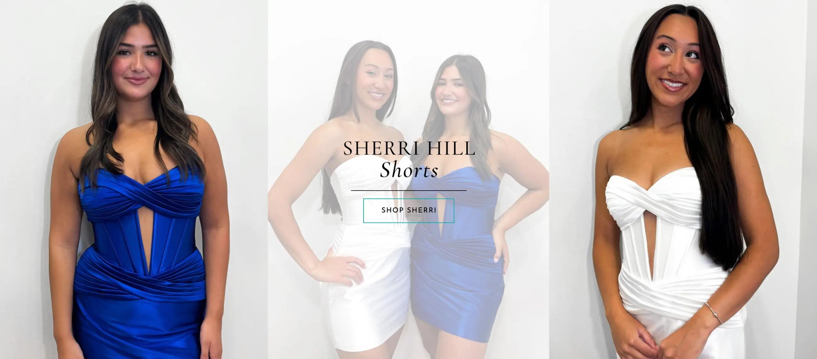 Shop Sherri Hill short dresses at The Ultimate Prom and Bridal